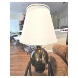 42' Vintage Moroccan-style Pierced Brass Table