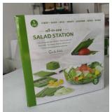 NIB All- in- One Salad Station Set