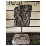 17' Bronze or Cast Metal Relief Sculpture on a