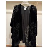 One Size, Ever Beauty Black Kimono Style Cardigan