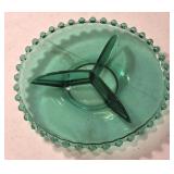 Depression Glass Divided Plate