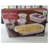 NIB Kitchen Select 12 Piece Baker/Storage Set
