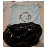 Vintage Juicy Couture Black Leather Hobo Bag