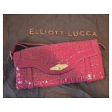 NWT Elliott Lucca Marakkesh Red Woven Patent