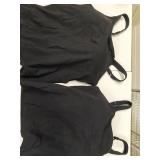 (2) 36 DD Bali Built in Bra Shaper Tanks