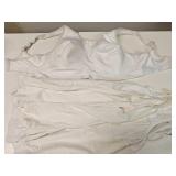 34DD Bra & (4) White Tanks Sm/MD