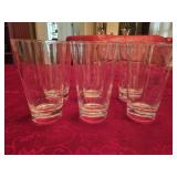 (6) Lucite Glasses