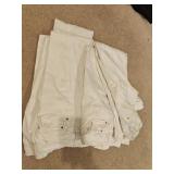 (9) Sz 6/8/10 Womens white pants & jeans