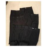 (6) Sz 6/8 Women's Black Stretch Pants