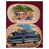 (2) Vintage Kid's Placemats from 1976 & 77