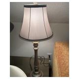 30' Table Lamp w/Antique Brass Satin Finish
