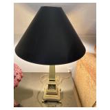 30' French Empire Style Gilt Bronze Table Lamp