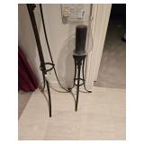 33' Floor-Ttanding Metal and Glass Hurricane