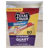 NEW Texas Tough Quart Bags (80)