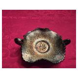 Antique Fenton Persian Medallion Cobalt Carnival