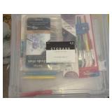 Scrapbook Case w/Arts & Crafts Items