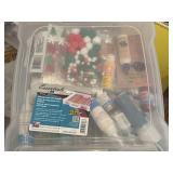 Scrapbook Case w/Arts & Crafts Items