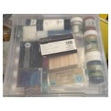 Scrapbook Case w/Arts & Crafts Items