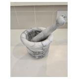 Marble Mortar & Pestle