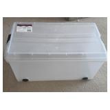 Storage Clear Tote 27.7 Gallons