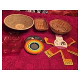 New Trivets, Pot Protectors + (3) Baskets (1 is