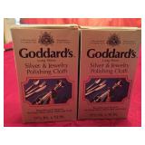 (2) Goddard's Long Shine Silver & Jewelry Cloths