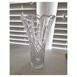 14' Heavy Crystal Vase