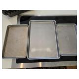 (3) Heavy USA Pan Cooking Sheets
