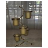 Gold-tone Candle Tree