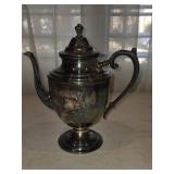 Vtg Silver-plated Coffee/Tea Pitcher