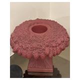 Heavy Embossed Footed Planter w/Distressed