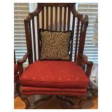 29ï¿½x21'x48ï¿½ High Backed Accent Chair w/Wood frame