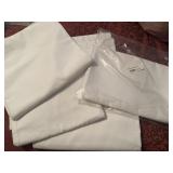 (6) White 54'x54ï¿½ Table cloths