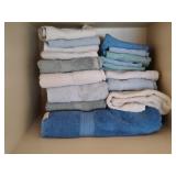 Blue and Teal Bathroom Towel Set