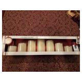 (1) NEW Box LED Wax Candles w/Remote & Timer