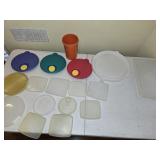 Huge Lot of Tupperware & TW Lids See All Pics