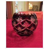 5.5'ï¿½5.5' Vintage Bohemian-style Dark Cherry Red