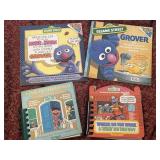 (4) VTG Sesame Street Books