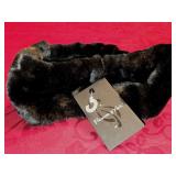 NWT Preston of York Black Faux Fur Headband/Ear