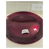 (10) 13'  Arcoroc France Red Plates