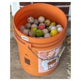 Bucket of Golf balls