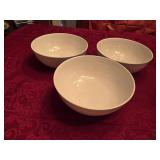 (3) 11' Heavy Plastic Bowls