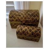 Hand-painted Wooden Trinket or Jewelry Boxes