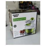 NIB Sharper Image 4-in-1 Salad Spinner, Mandoline