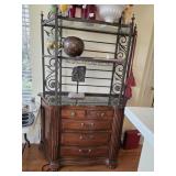 54'ï¿½19'ï¿½80' Wooden Buffet w/Marble Countertop