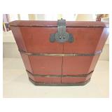 16.5'ï¿½13'ï¿½11.5' Antique Chinese Red Lacquer Box