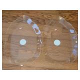 (2) New 14x22 Large Banana Leaf Platters