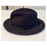 Country Gentleman Wilton Black Wool Fedora