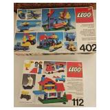 EMPTY Vintage Lego Boxes Set # 112 & 402