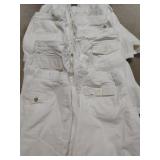 SZ 12 (12) Prs of White Khaki Shorts